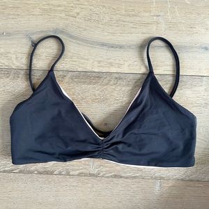 L*space Haley Bikini Top - Reversible Grey to Pink - Large - New w/ out tags!